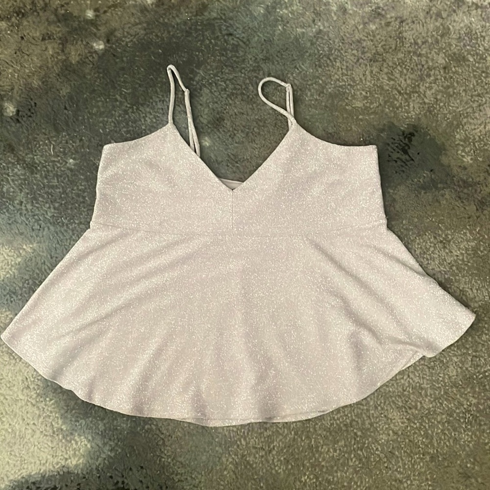 Lilac Glitter Blouse